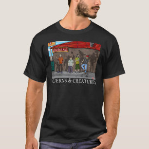 Camiseta Cavernas y Criaturas de Chicken Hut