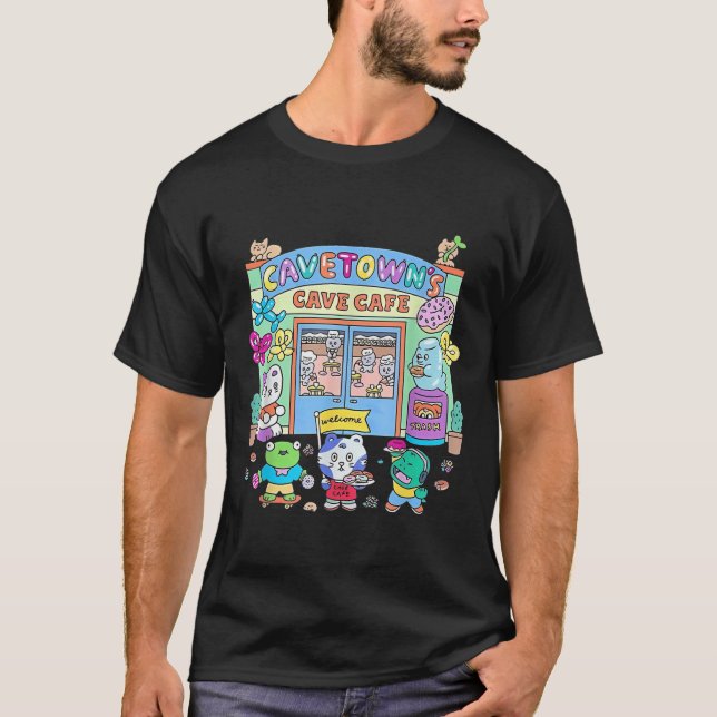 Camiseta Cavetowns Cave Cafe (Anverso)