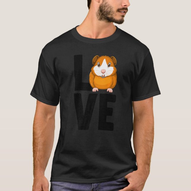 Camiseta Cavidades de roedores Cavy Guinea Los Cerdos aman (Anverso)