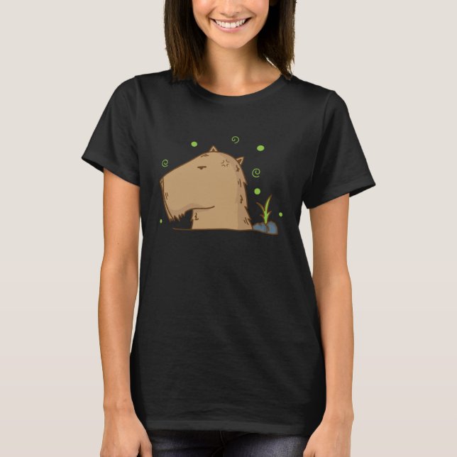 Camiseta Caviidae Guinea Pig in Hibernation (Anverso)
