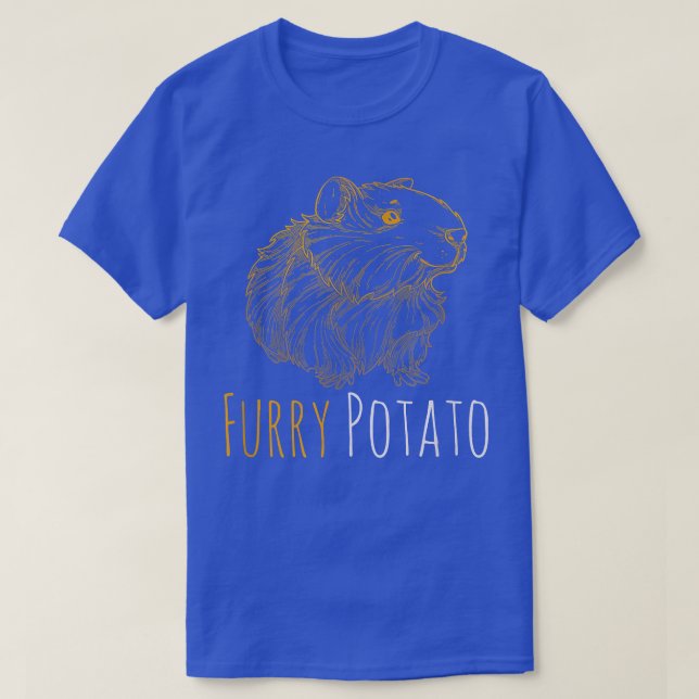 Camiseta Caviotas de batata de peluche Cavy Wheek Gracioso  (Diseño del anverso)