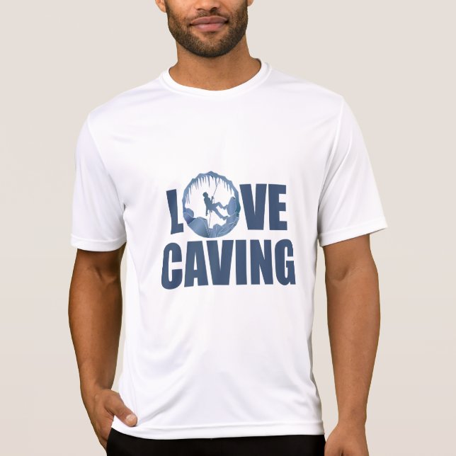 Camiseta Cavivamiento de amor - Espeleología de ortografía  (Anverso)