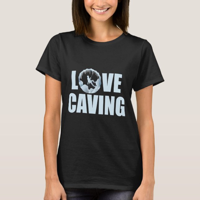 Camiseta Cavivamiento de amor - Exploración de cuevas de es (Anverso)