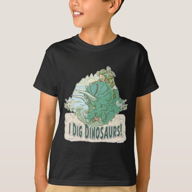 Camiseta Cavo los dinosaurios para los cazadores del (Anverso)