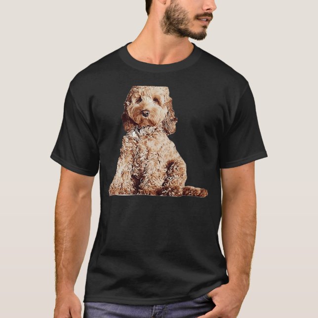 Camiseta Cavoodle Labradoodle Cockapoo Mini Poodle X Cuta P (Anverso)