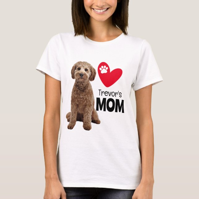 Camiseta Cavoodle Personalized Mom T-Shirt (Anverso)