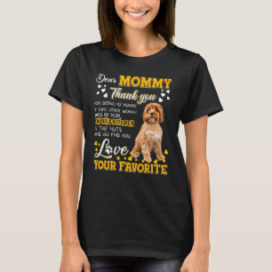 Camiseta Cavoodle Querida Mami Gracias Por Ser Mi Mami