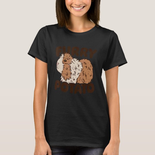 Camiseta Cavy Ani, Mascota del propietario del cerdo de Gui (Anverso)