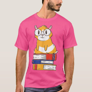 Camiseta Cavy Guinea Pig Books Funny Animals 396 