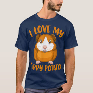 Camiseta Cavy Lovers Guinea Pig Owners I Love My Furry Pota