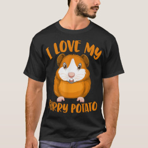 Camiseta Cavy Lovers Guinea Pig Owners I Love My Furry Pota