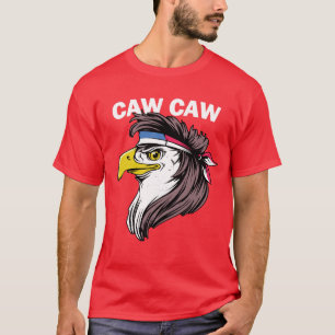 Camiseta Caw Caw Eagle Divertido Águila Patriótica 4 De Jul