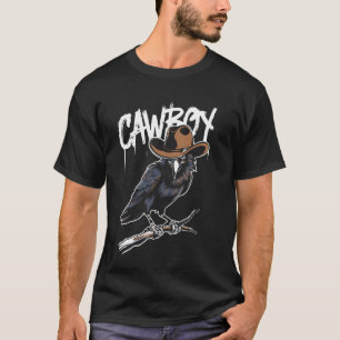 Camiseta Cawboy Crow - Funny Cowboy Pun Western Crow Lover
