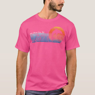 Camiseta Cay Medialuna Bahamas 80S Atardecer de delfines