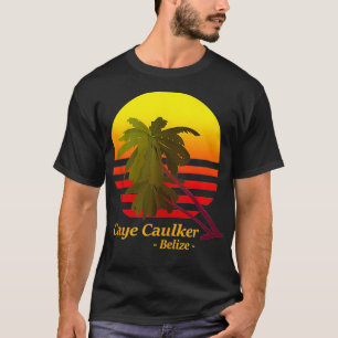 CAMISETA CAYE CAULKER, BELIZE BEACH SUNSET PEQUEÑA ISLA VAC