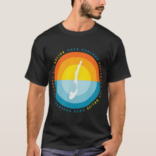 Camiseta Caye Caulker Belize Gráfico Sunset T Shirt