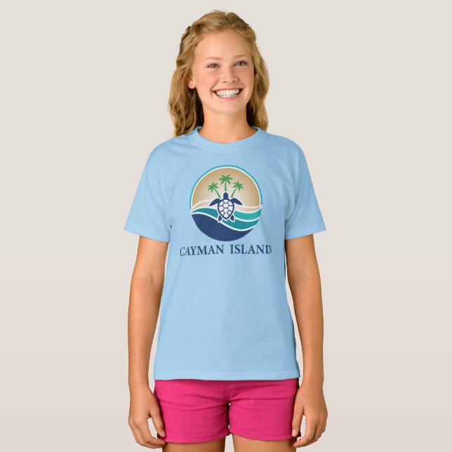 Camiseta Cayman Islands Caribbean (Anverso completo)