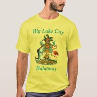 Cayo Big Lake, Bahamas con Escudo de Armas