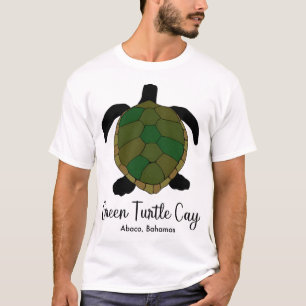 Camiseta Cayo de tortuga verde