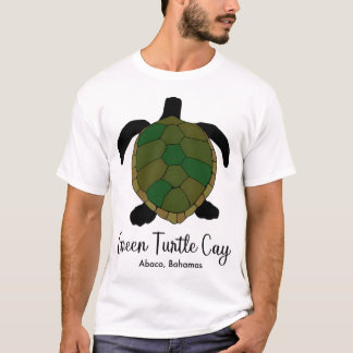 Camiseta Cayo de tortuga verde