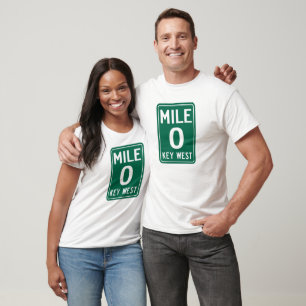 Camiseta Cayo Hueso Millha 0, Florida EE. UU.