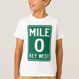 Camiseta Cayo Hueso Millha 0, Florida EE. UU.