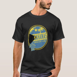 Camiseta Cayos Coco Bahamas Caribe Vacaciones Vintage Tropi