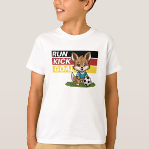 Camiseta Cayote, tiro a gol