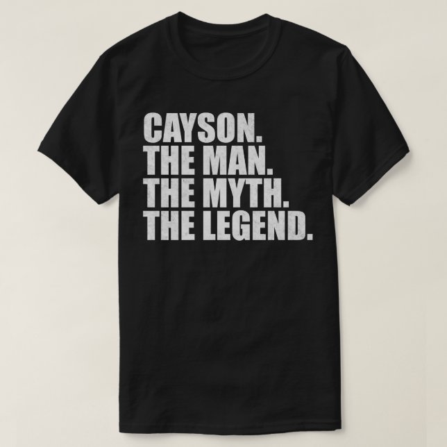 Camiseta CaysonCayson Nombre Cayson (Diseño del anverso)