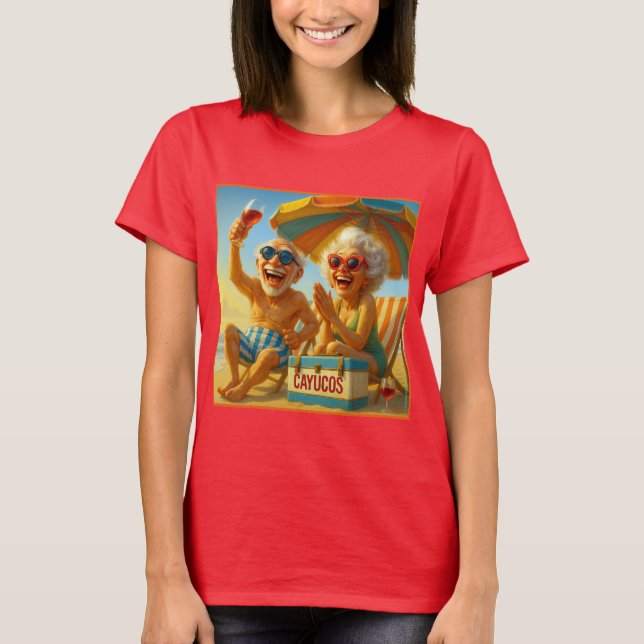 CAMISETA "CAYUCOS FOREVER COOL TEE".   (Anverso)