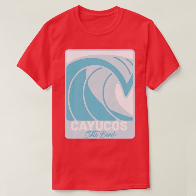 Camiseta Cayucos State Beach California Atlantic Ocean (Diseño del anverso)