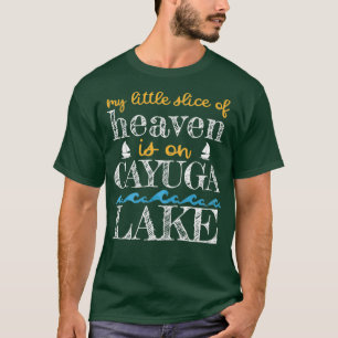 Camiseta Cayuga Laguna De Los Lagos De Dedo Del Cielo