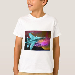 Camiseta Caza a reacción supersónica de Sukhoi Su-47 (S-3
