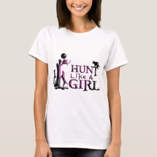 CAMISETA CAZA COMO UNA CAZA DEL COON DEL CHICA