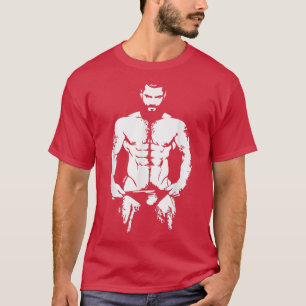 Camiseta Caza con barba - Interés por el oso gay
