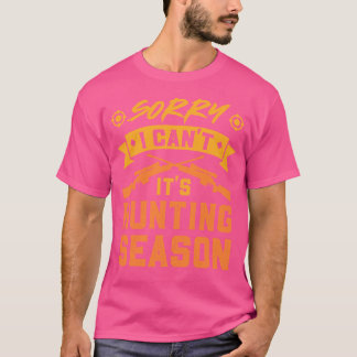 Camiseta Caza con el alcance del rifle de caza