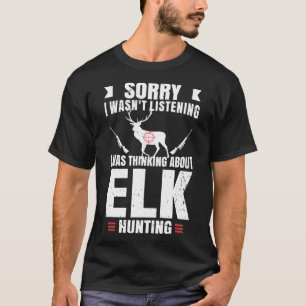 Camiseta Caza de alce Lover Fan Hunter Hobby Gun Wildlife
