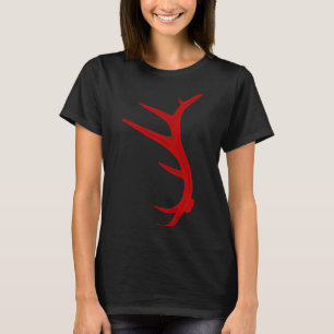 Camiseta Caza de alces cobertizo de asta de toro