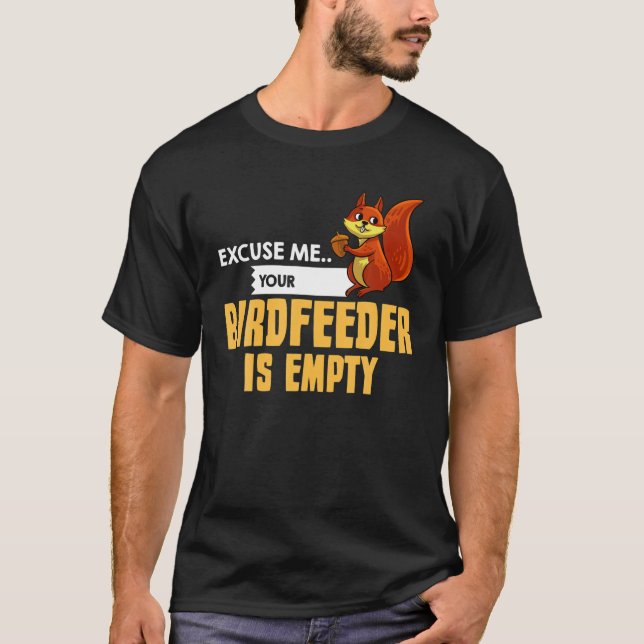 Camiseta Caza de alimentador de aves con regalo divertida d (Anverso)