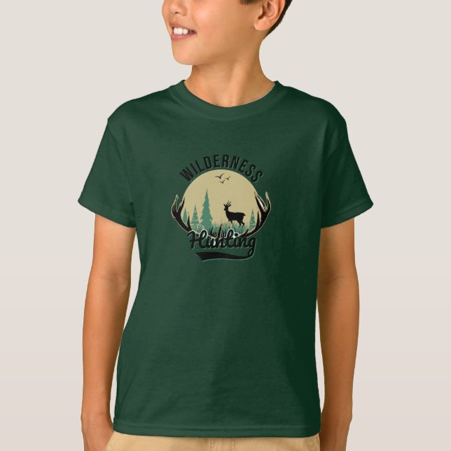 Camiseta Caza de animales salvajes (Anverso)