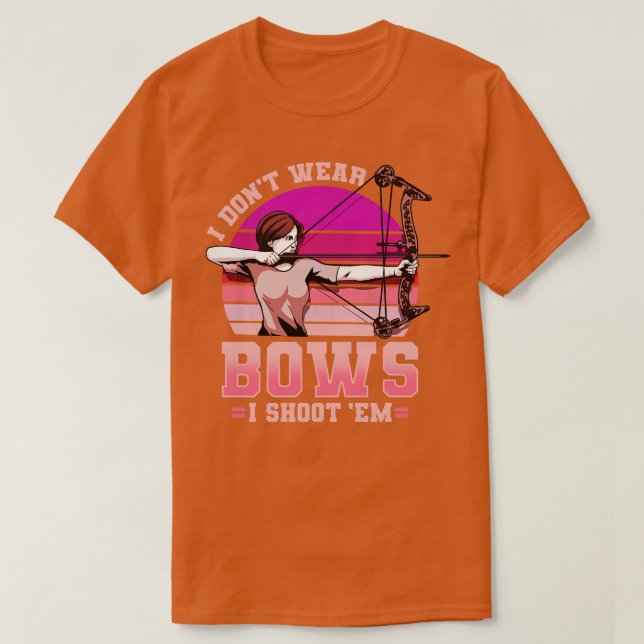 Camiseta Caza de arcos de tiro con arco (Diseño del anverso)