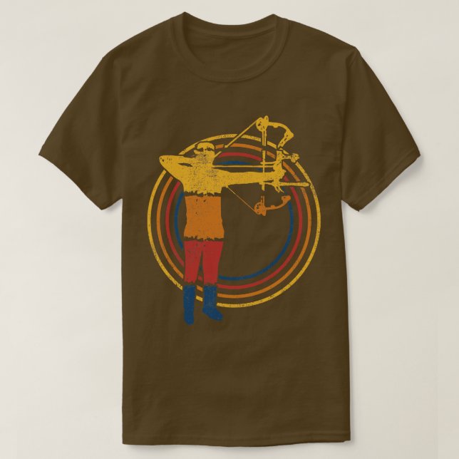 Camiseta Caza de arcos de tiro con arco (2) (Diseño del anverso)