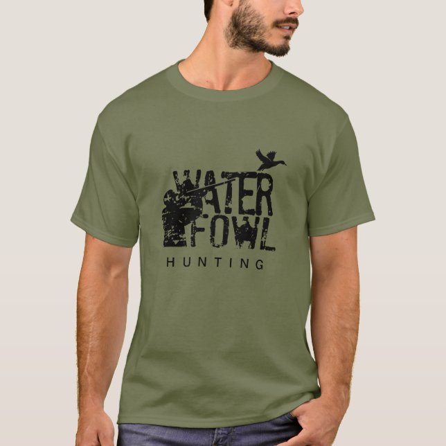 Camiseta Caza de aves acuáticas (Anverso)
