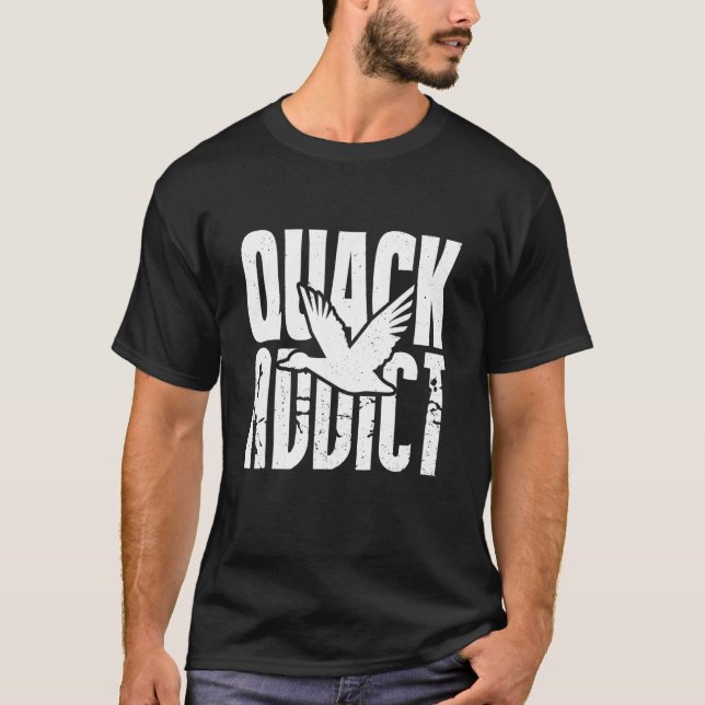 Camiseta Caza de aves acuáticas para adicto al cazador de P (Anverso)