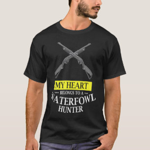 Camiseta Caza de aves acuáticas para la caza de un pato vol