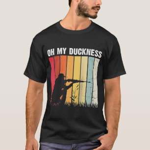 Camiseta Caza de aves acuáticas por una ragla de caza de pa