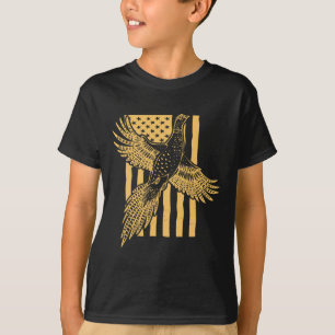 Camiseta Caza de aves faisanas vintage