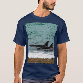Camiseta Caza de ballenas asesina en la orilla