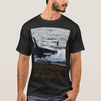 Camiseta Caza de ballenas asesinas en la orilla 3