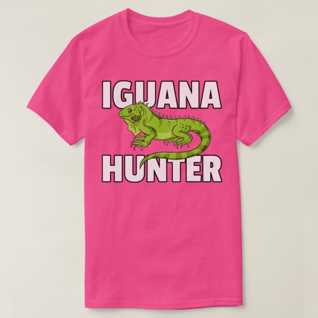 Camiseta Caza de barro de iguana Reptile (Diseño del anverso)
